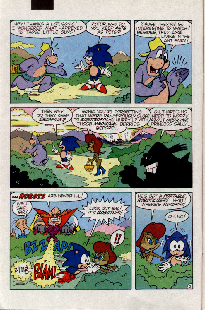 Sonic - Archie Adventure Series June 1995 Page 2